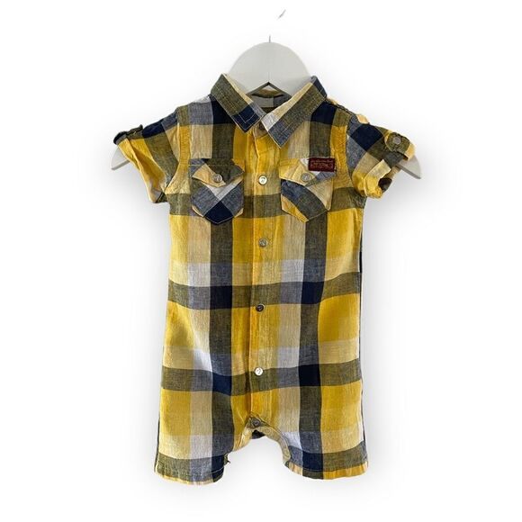 7 For All Mankind baby onesie, 6/9 months - Picture 1 of 3